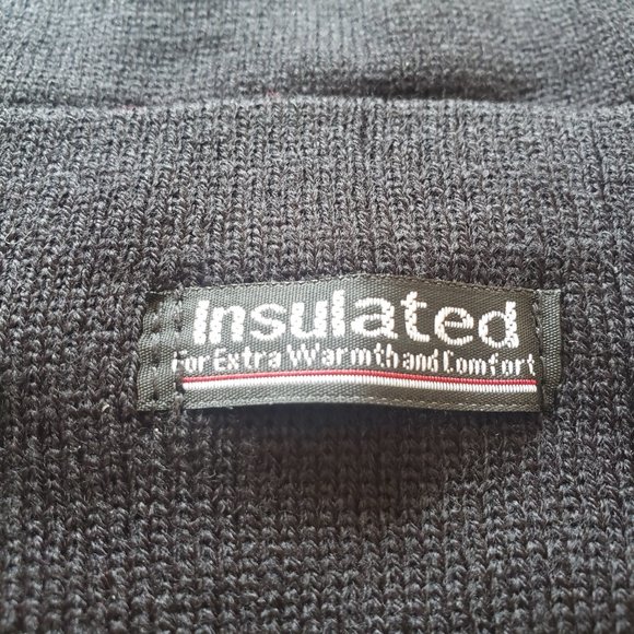 unbranded Accessories Mens Unisex Black Insulated Faux Fur Lined